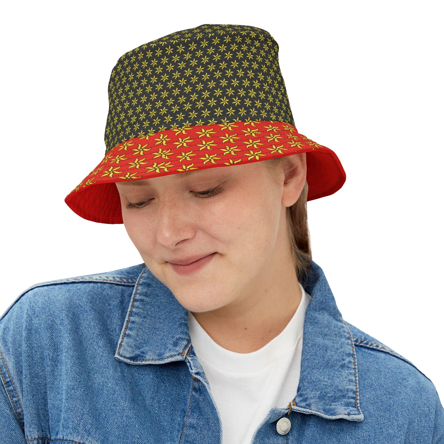 Chapeau de seau noir Ylang Zéna