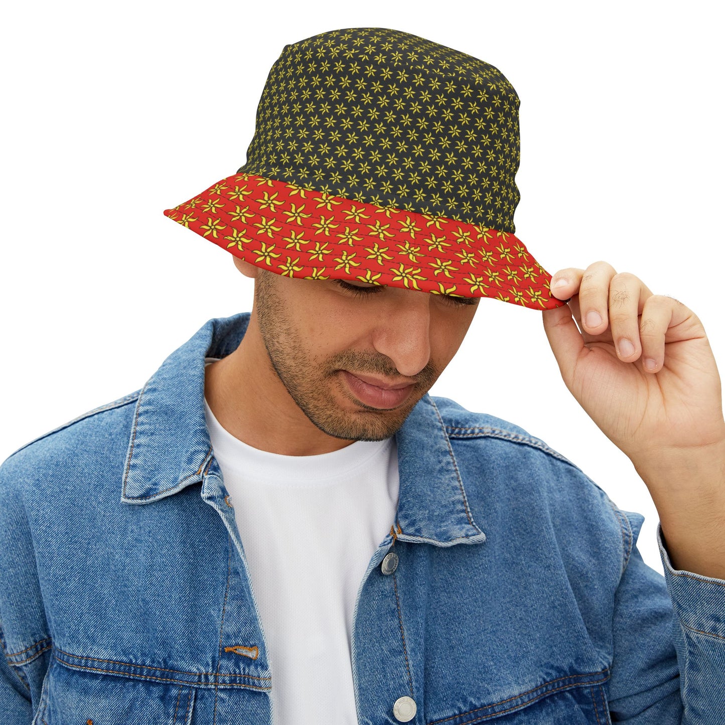 Chapeau de seau noir Ylang Zéna