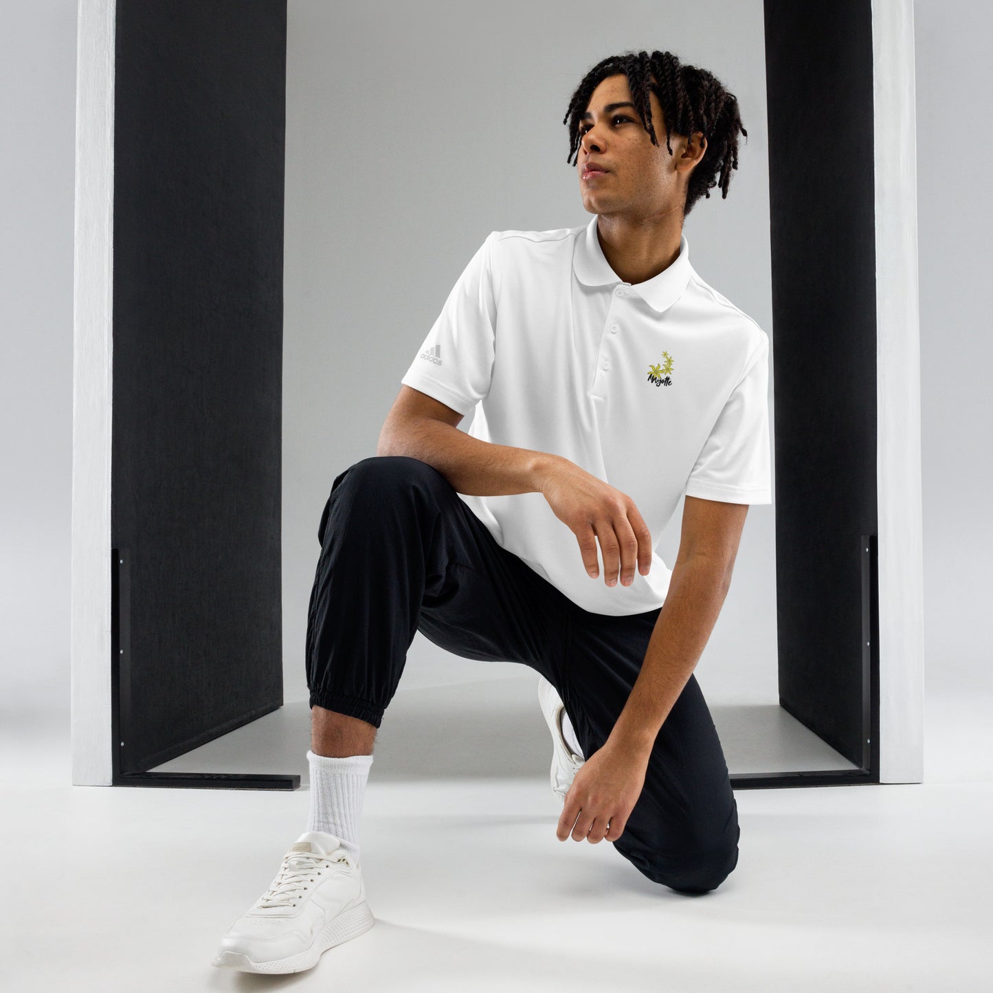 Polo premium adidas Blanc Mayotte