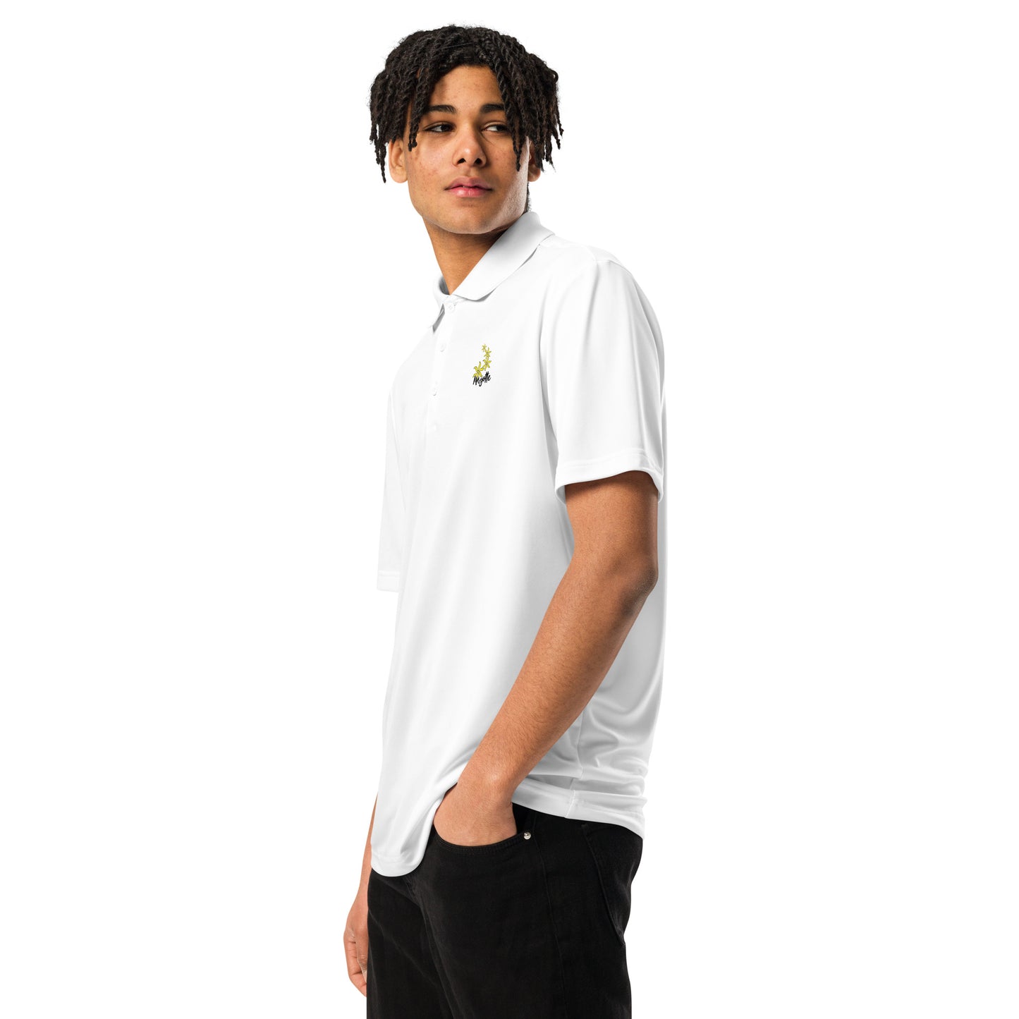 Polo premium adidas Blanc Mayotte