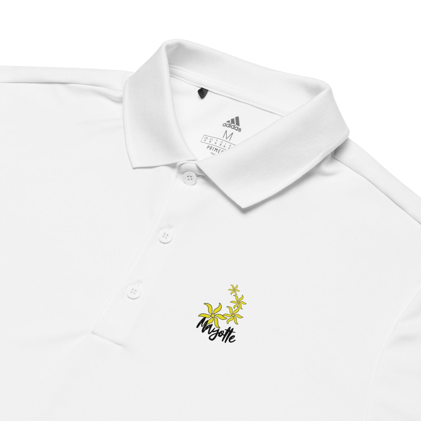 Polo premium adidas Blanc Mayotte