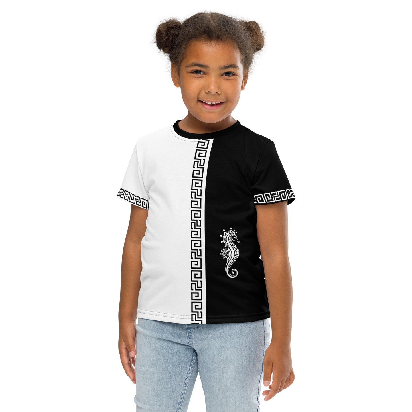 T-shirt col ras du cou enfant Hippo Mayotte
