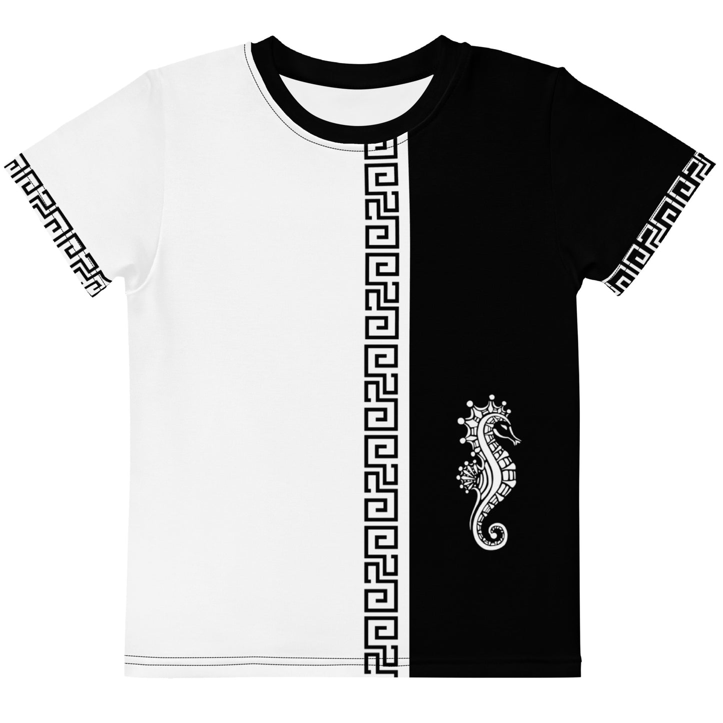 T-shirt col ras du cou enfant Hippo Mayotte