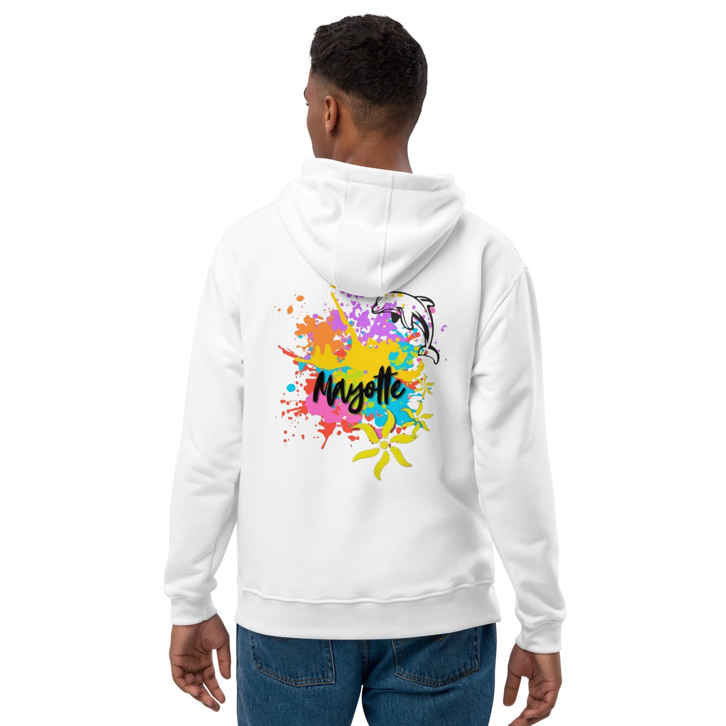 Sweat à capuche premium écologique Mayotte