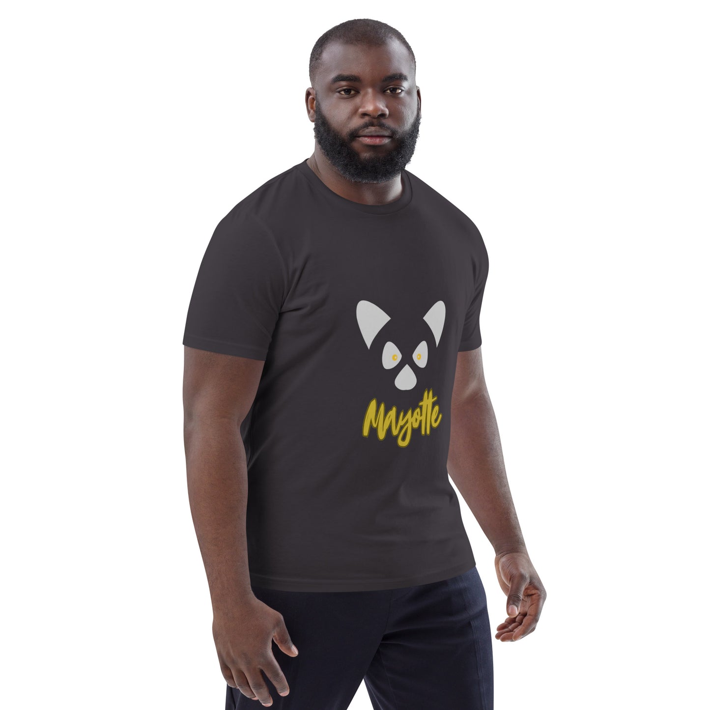T-shirt mixte en coton biologique Maki Mayotte