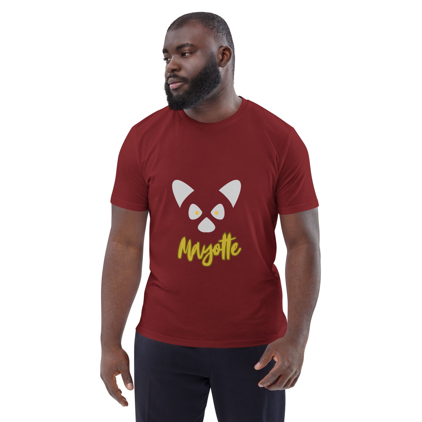 T-shirt mixte en coton biologique Maki Mayotte