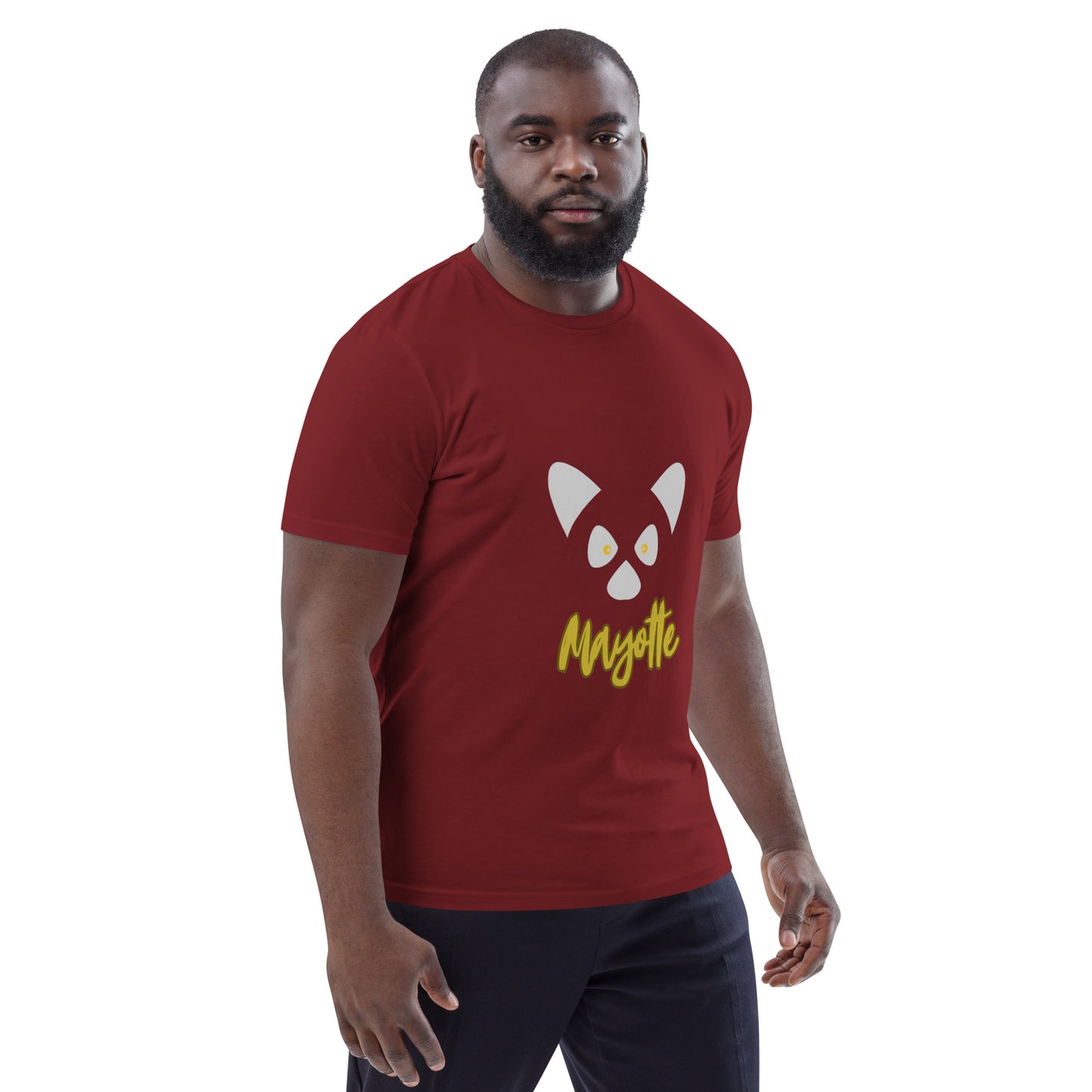 T-shirt mixte en coton biologique Maki Mayotte
