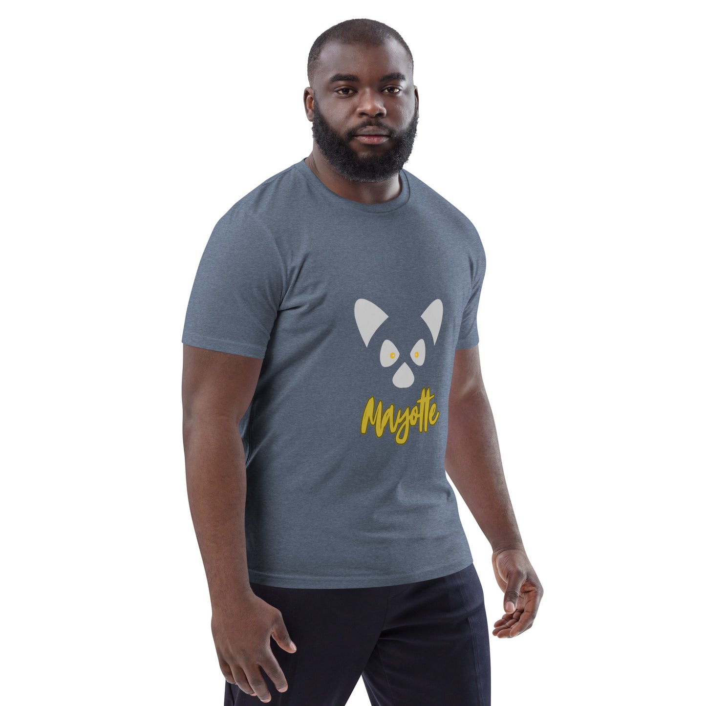 T-shirt mixte en coton biologique Maki Mayotte