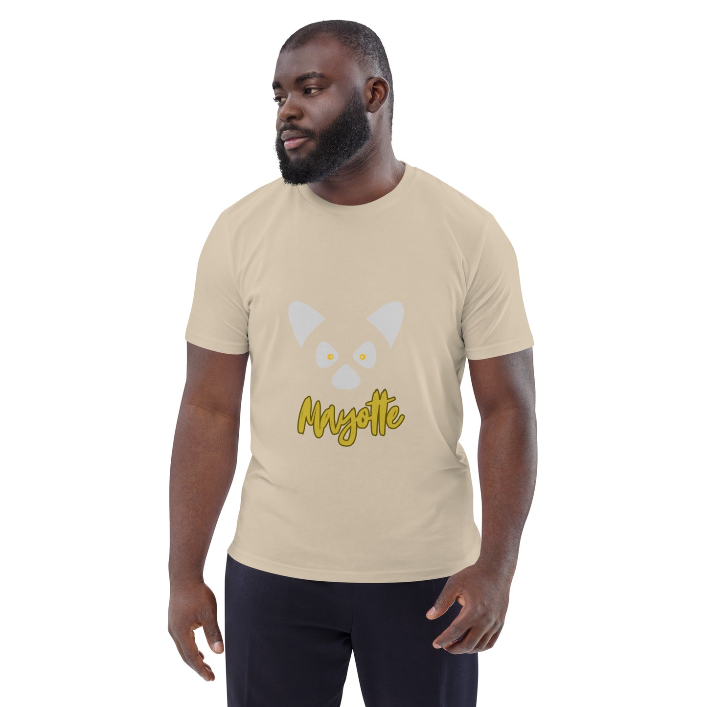 T-shirt mixte en coton biologique Maki Mayotte