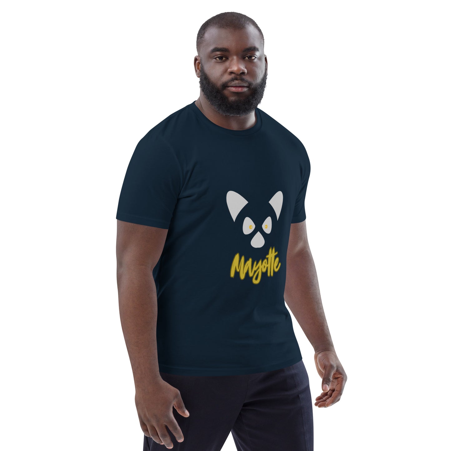 T-shirt mixte en coton biologique Maki Mayotte