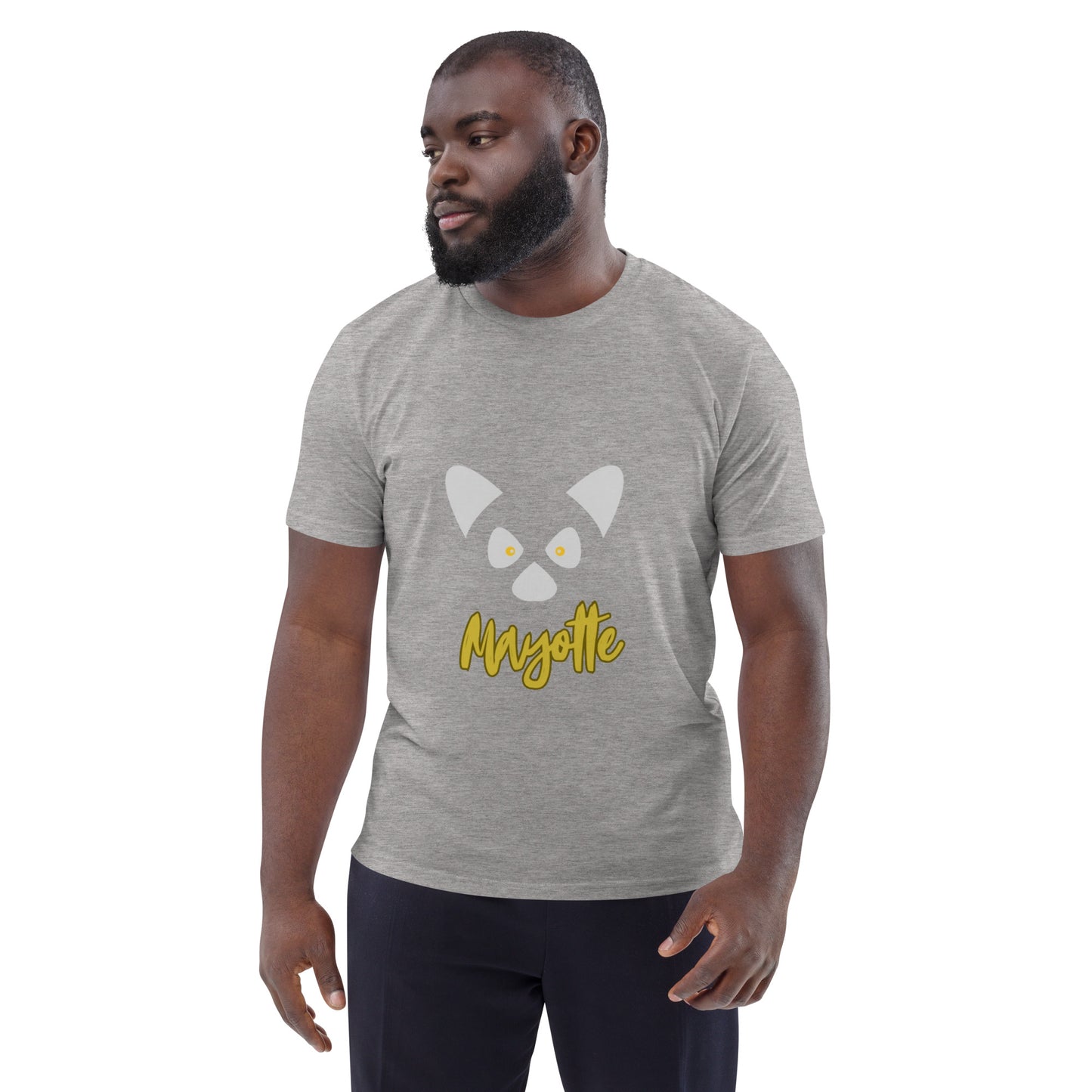 T-shirt mixte en coton biologique Maki Mayotte