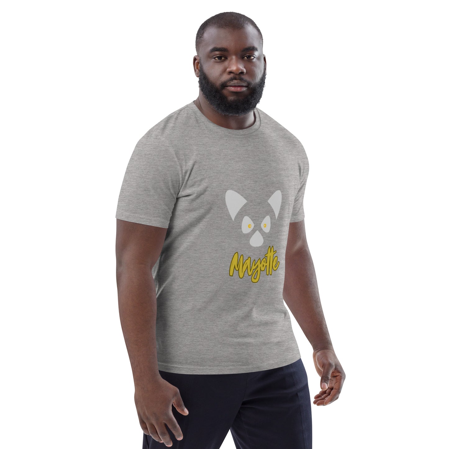 T-shirt mixte en coton biologique Maki Mayotte