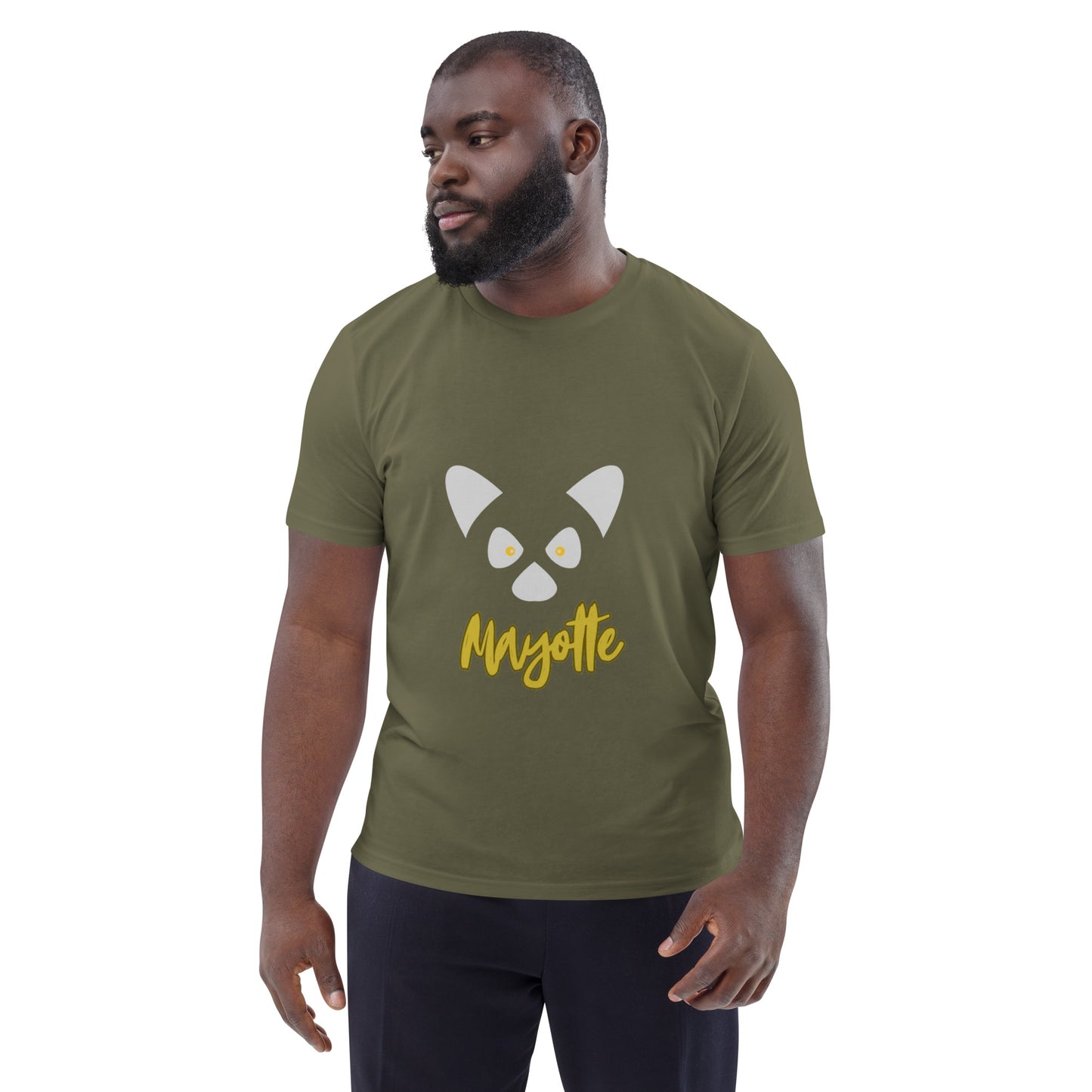 T-shirt mixte en coton biologique Maki Mayotte