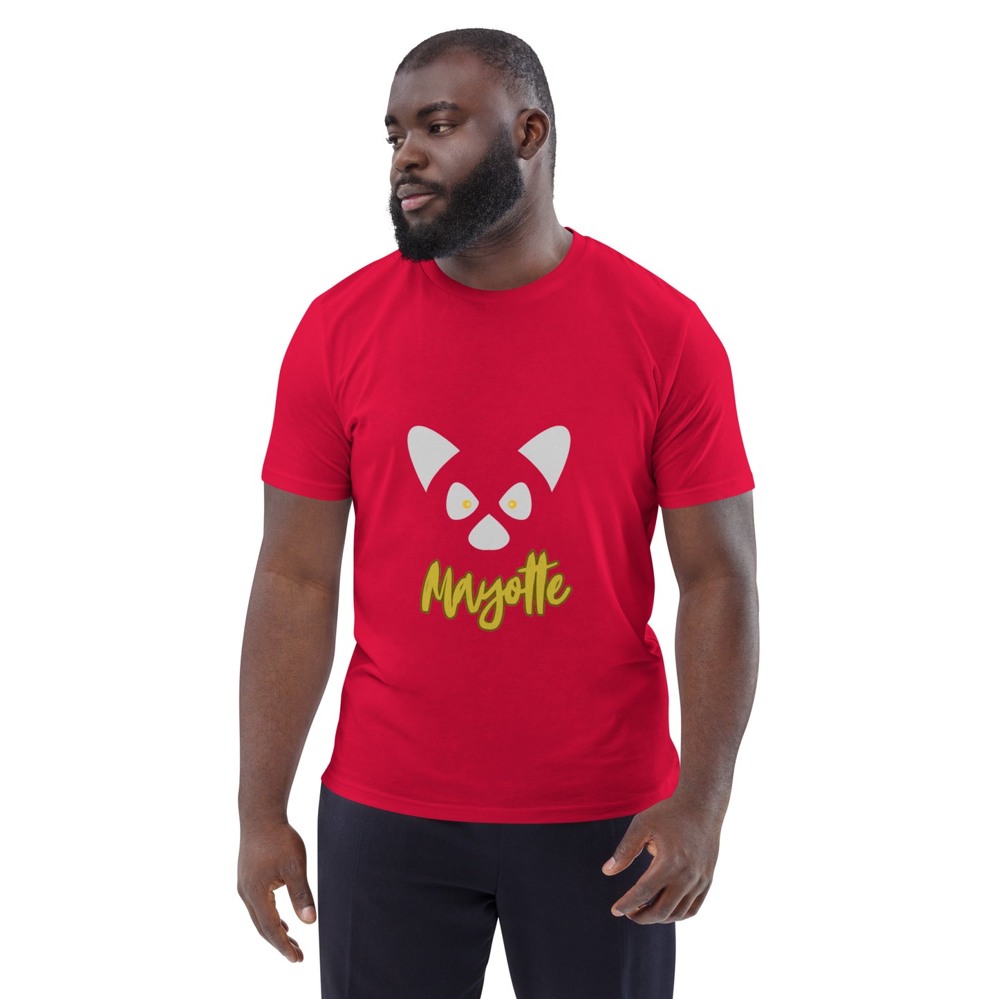 T-shirt mixte en coton biologique Maki Mayotte