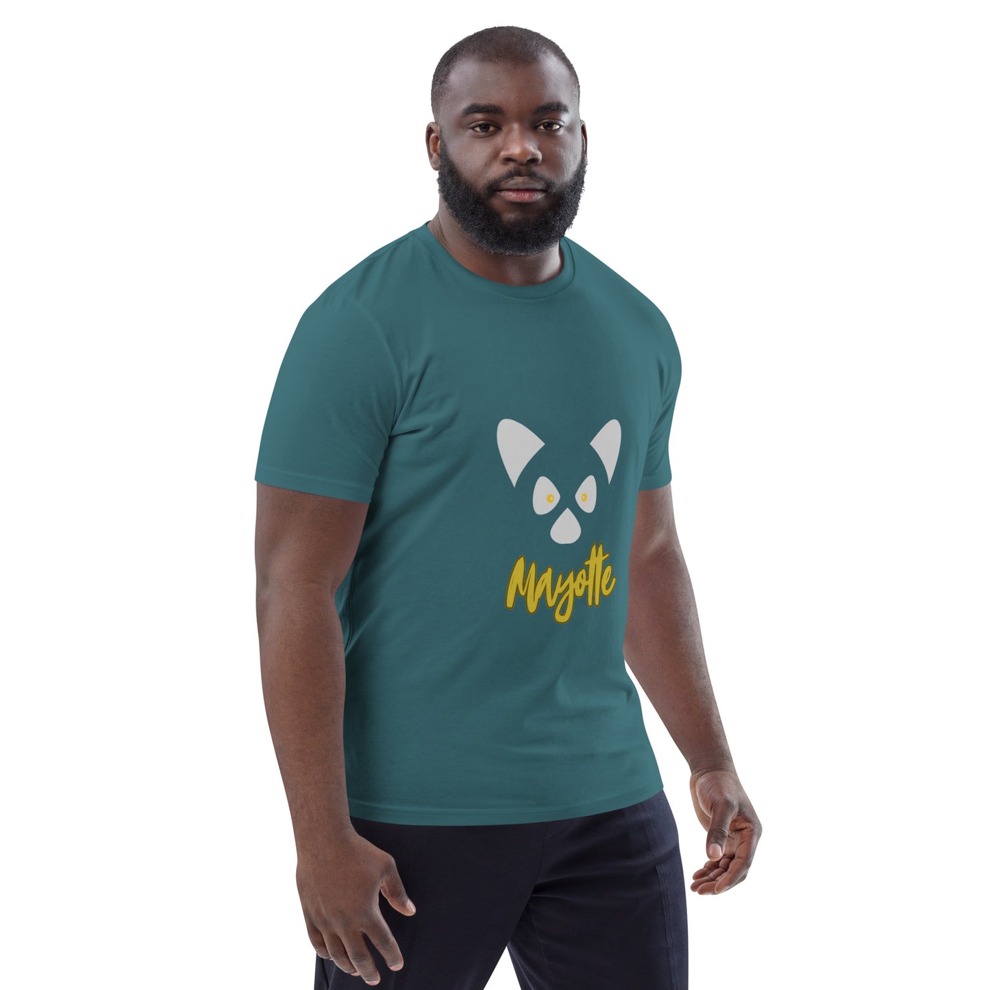 T-shirt mixte en coton biologique Maki Mayotte