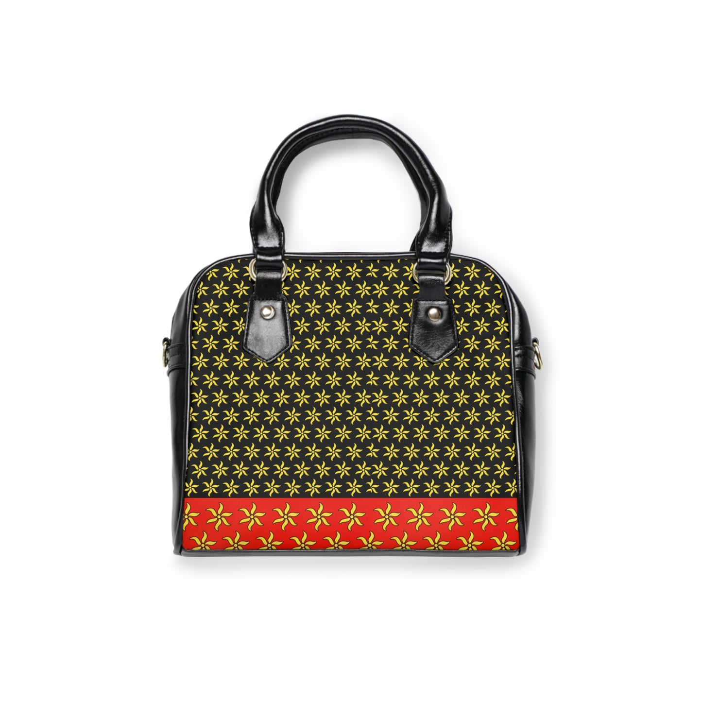 Sac à main d'épaule en cuir premium, Ylang Mayotte