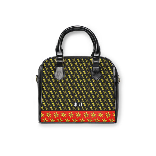 Sac à main d'épaule en cuir premium, Ylang Mayotte