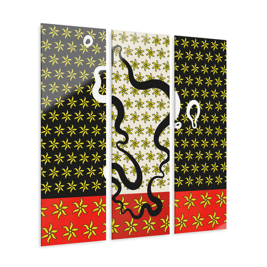 Copie  Ylang Mayotte d'impressions sur acrylique (triptyque)