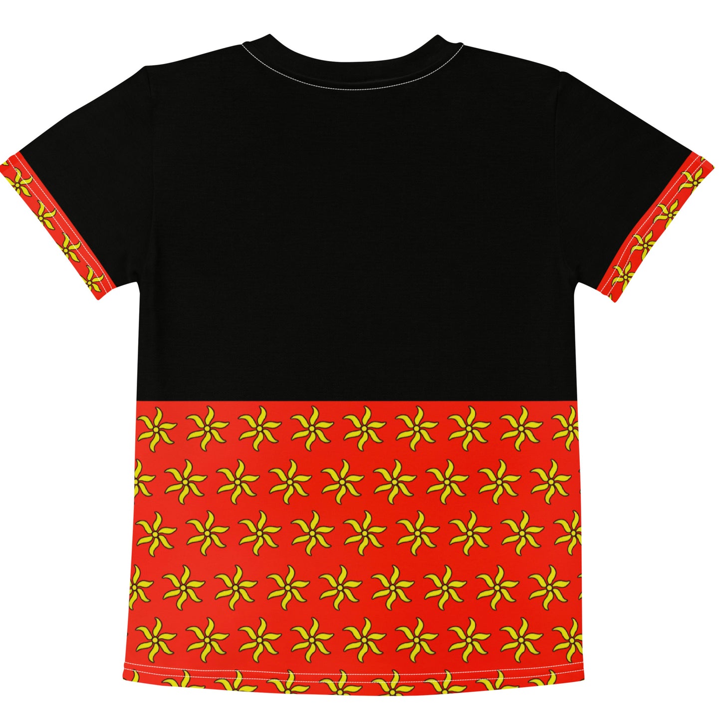 T-shirt mix col ras du cou enfant Ylang