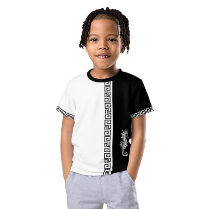 T-shirt col ras du cou enfant Hippo Mayotte