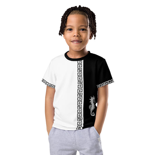 T-shirt col ras du cou enfant Hippo Mayotte