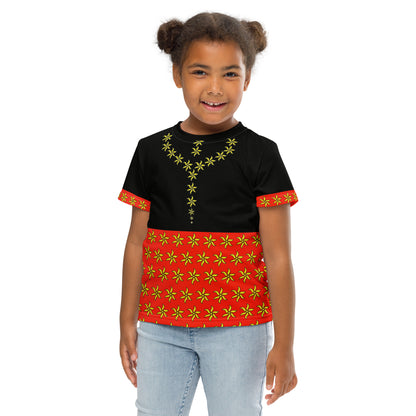 T-shirt mix col ras du cou enfant Ylang