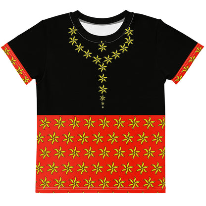 T-shirt mix col ras du cou enfant Ylang