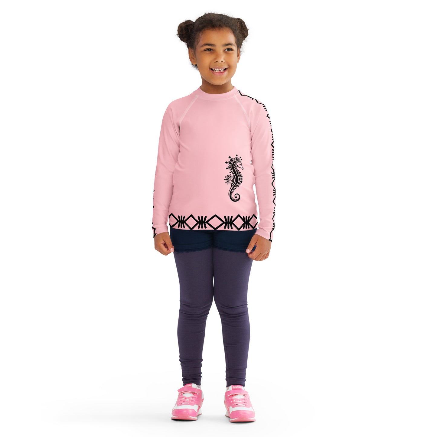 T-shirt rose de Compression pour Enfant  Hippo Mayotte