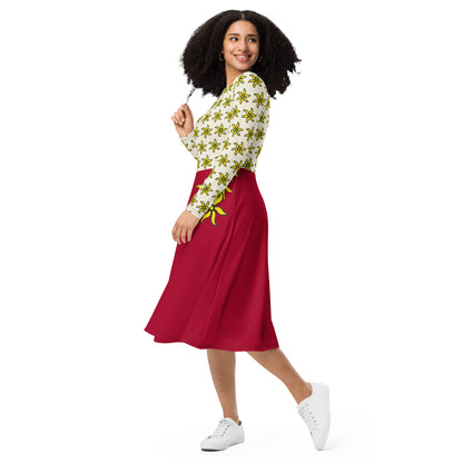 Robe manches longues ylang claire Mayotte