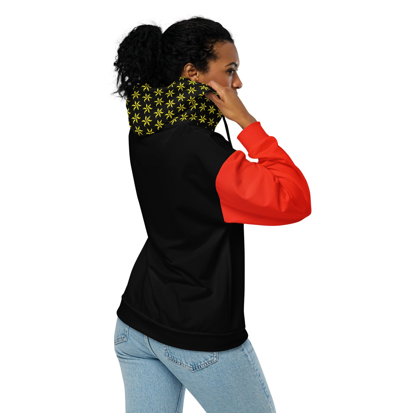 Sweat à capuche zippé unisexe Ylang Mayotte