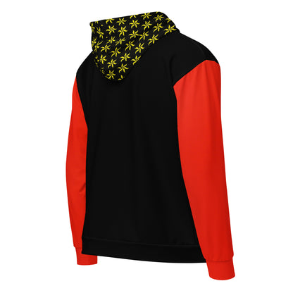 Sweat à capuche zippé unisexe Ylang Mayotte