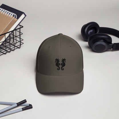 Casquette Structurée en Sergé Hippo