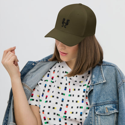 Casquette Structurée en Sergé Hippo