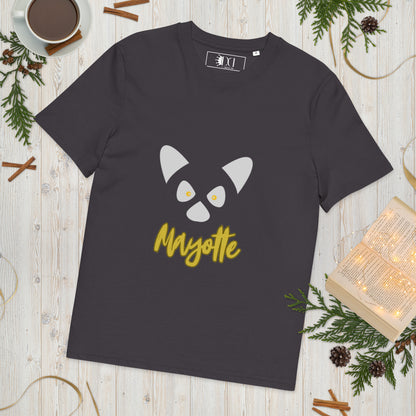 T-shirt mixte en coton biologique Maki Mayotte