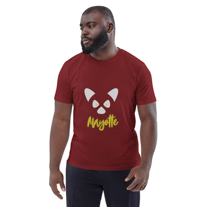 T-shirt mixte en coton biologique Maki Mayotte