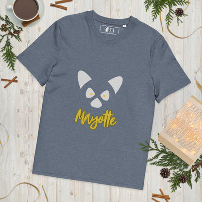 T-shirt mixte en coton biologique Maki Mayotte