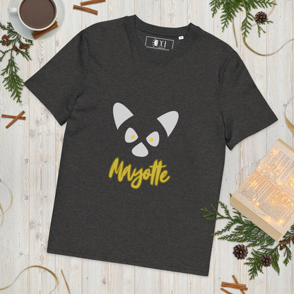 T-shirt mixte en coton biologique Maki Mayotte