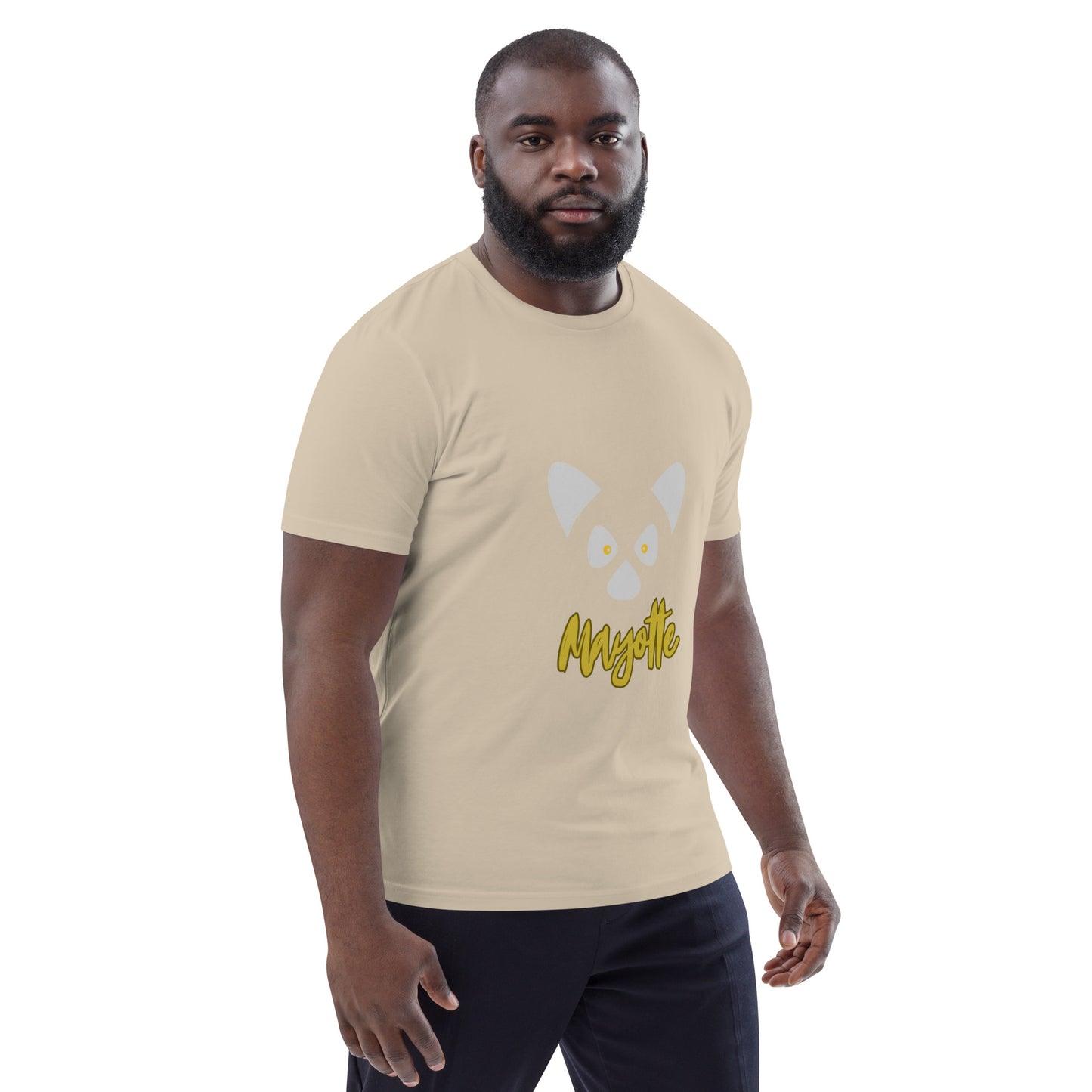 T-shirt mixte en coton biologique Maki Mayotte