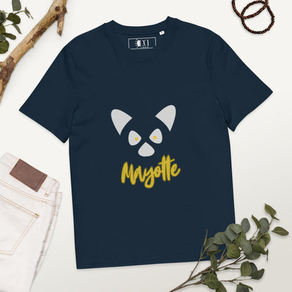 T-shirt mixte en coton biologique Maki Mayotte