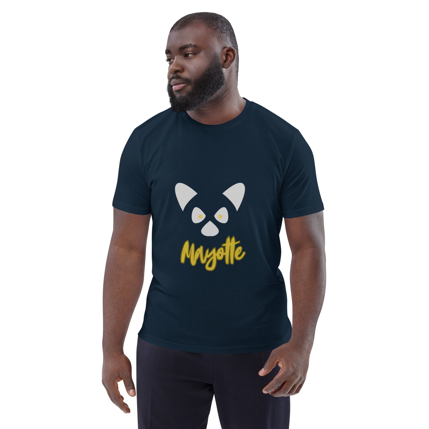 T-shirt mixte en coton biologique Maki Mayotte