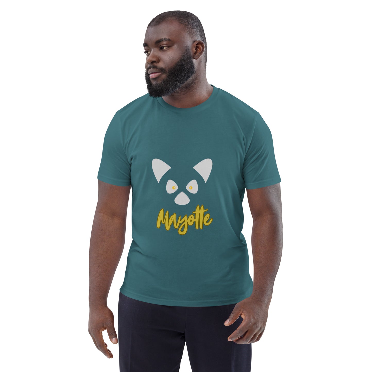 T-shirt mixte en coton biologique Maki Mayotte