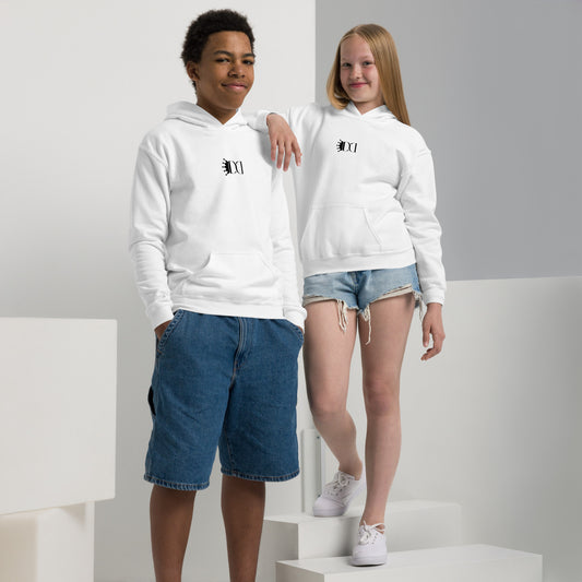 Sweat à capuche mixte épais pour les jeunes